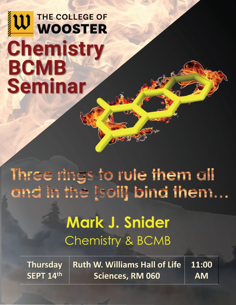 Chemistry BCMB Seminar Biochemistry Molecular Biology Program