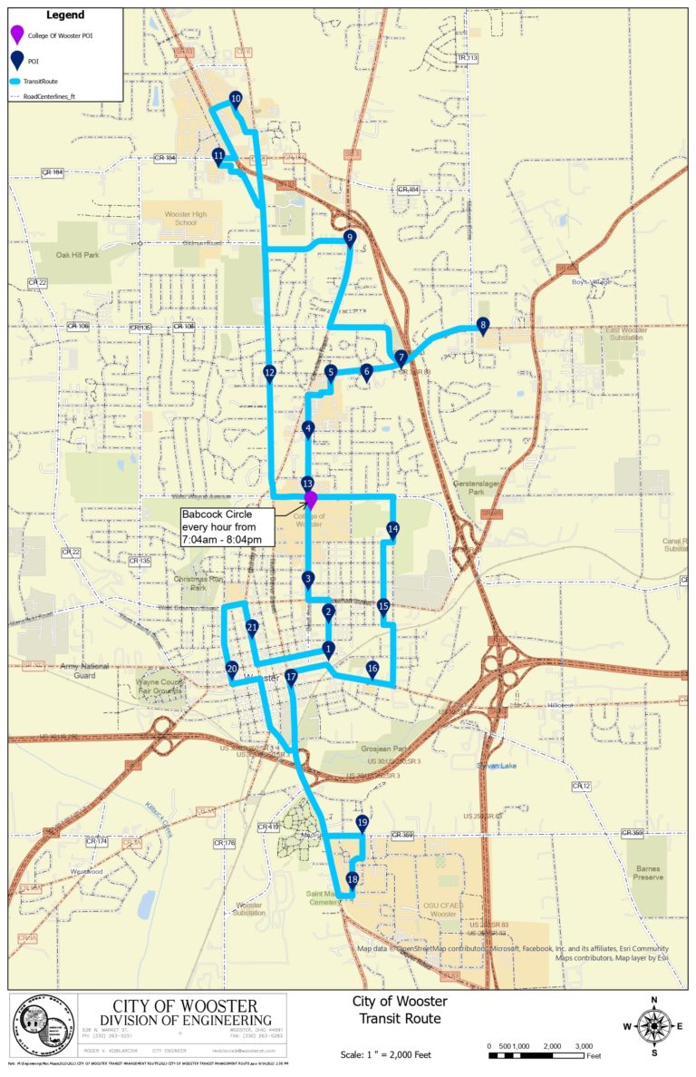 The Transportation Department – Facilities Management & Planning