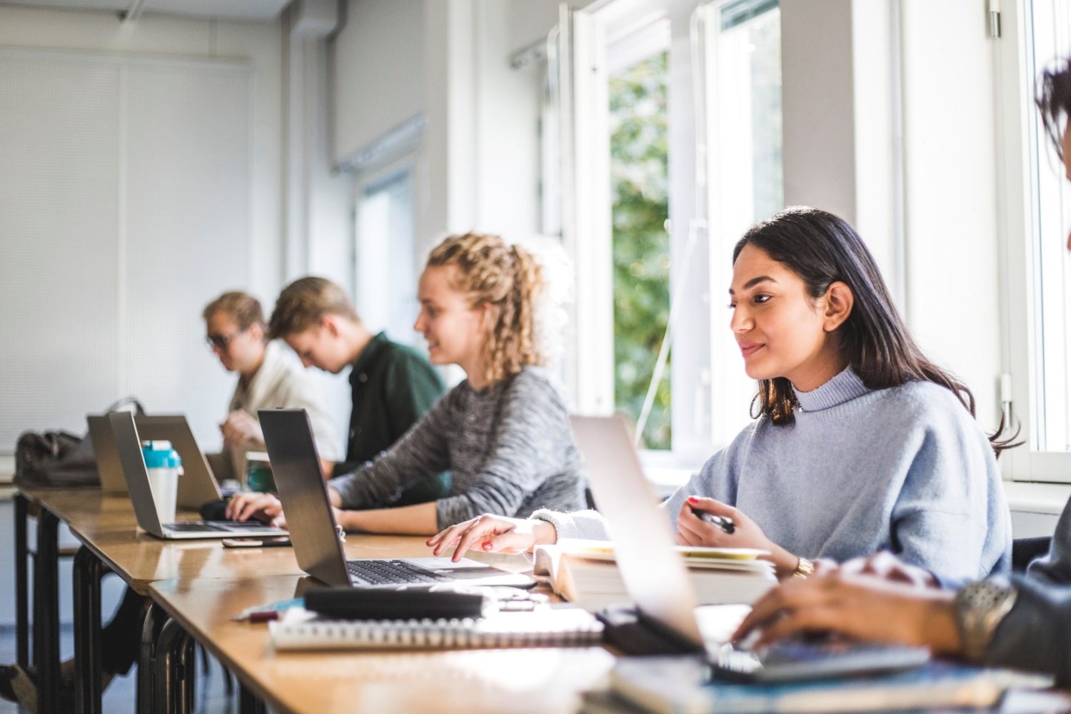 Students learning