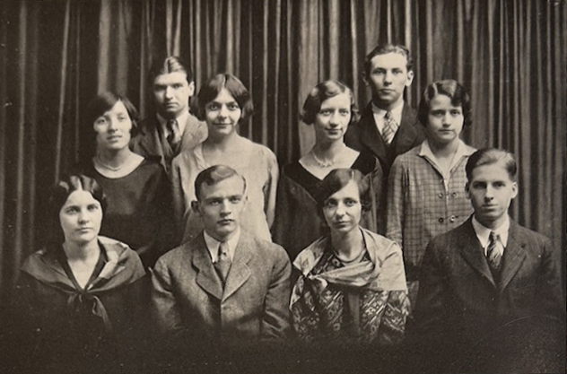 Phi Beta Kappa membership on page 120 of the 1930 College of Wooster Index yearbook