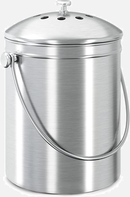 Stainless steel bucket