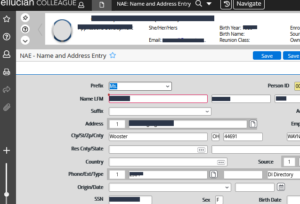 Datatel Software – Technology@Wooster