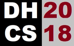 Digital Humanities and Computer Science 2018 logo