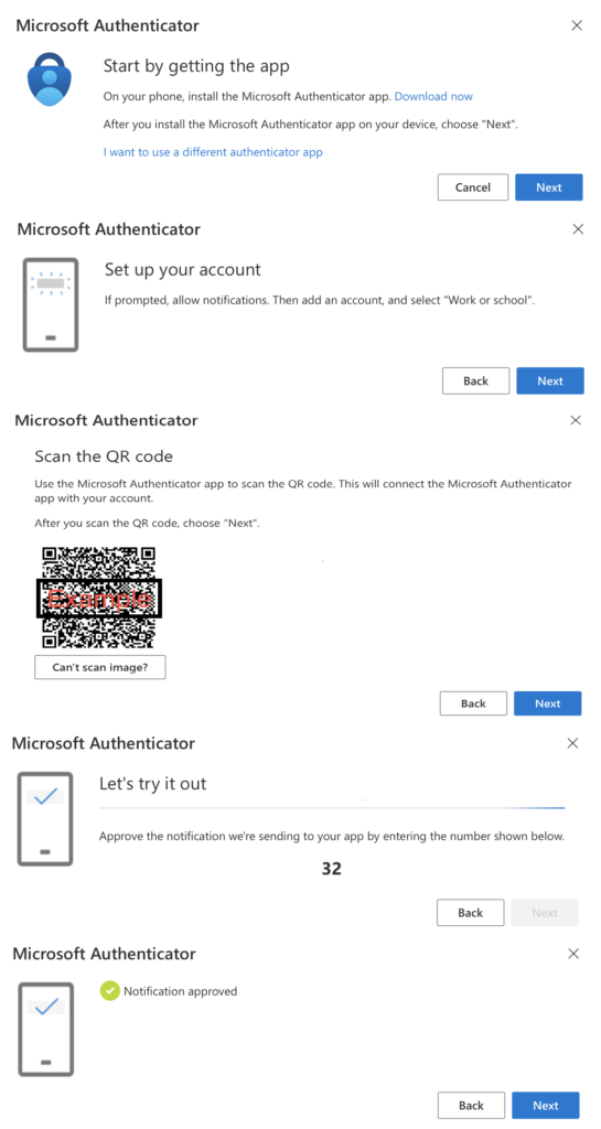 Follow the prompts to complete the verification on both computer and smart phone