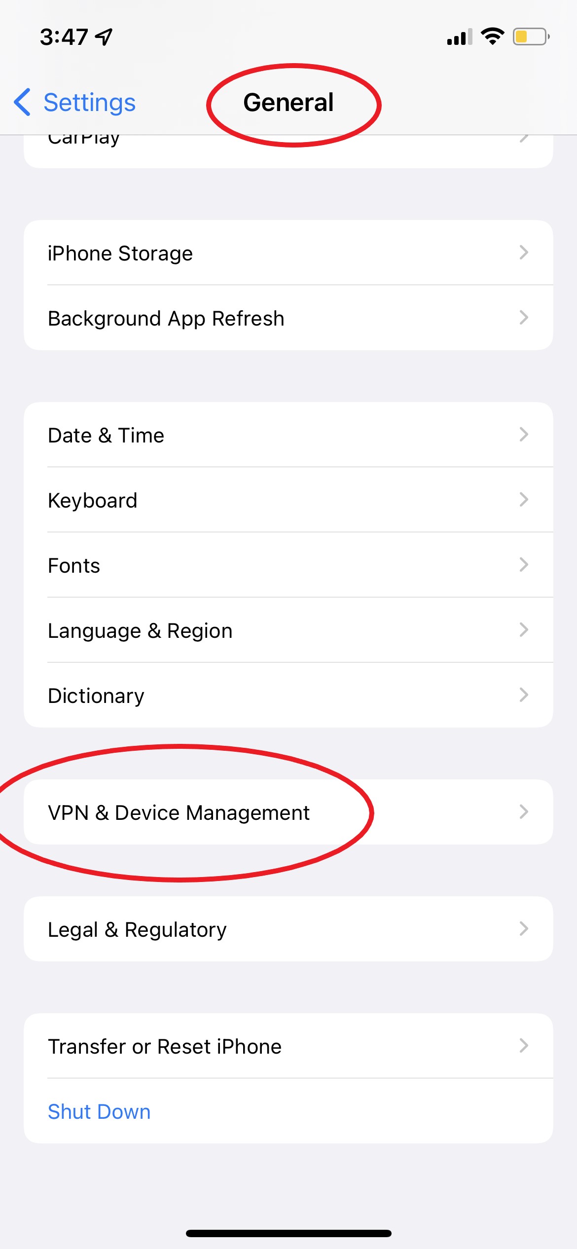 Apple iOS (iPhone) Connect to Network TechnologyWooster