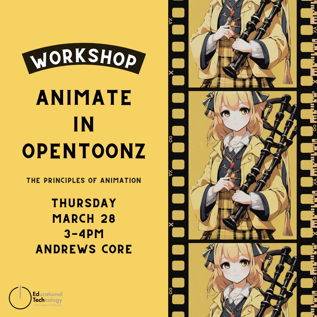 Animate in OpenToonz poster