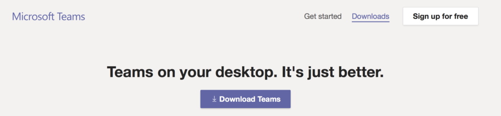 Teams download