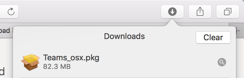Safari download progress