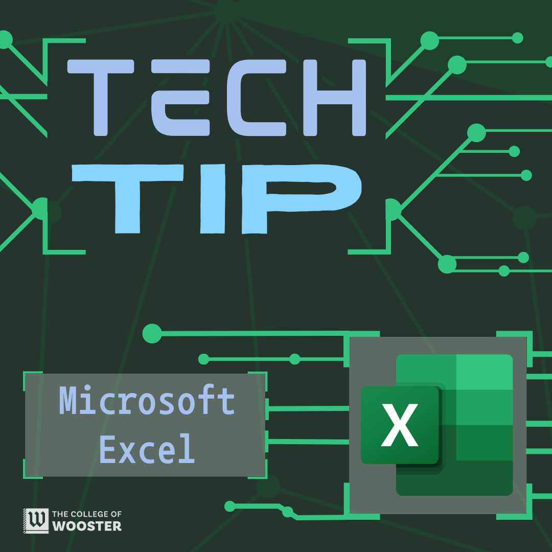 Excel Tip featured image. It shows the Excel app logo.