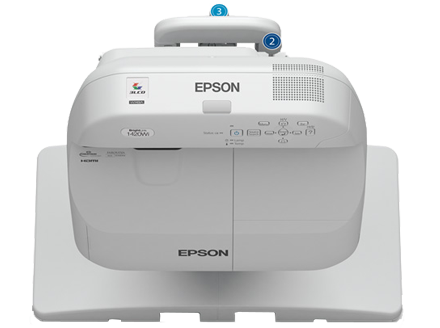 photo of Epson BrightLink Pro 1430WI interactive projector