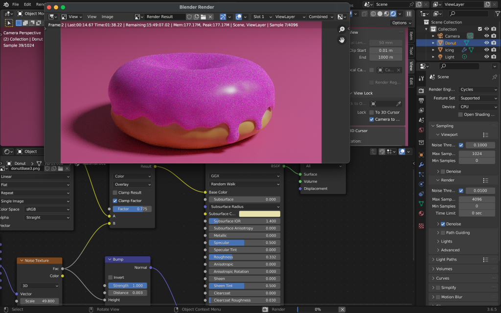 Blender donut tutorial