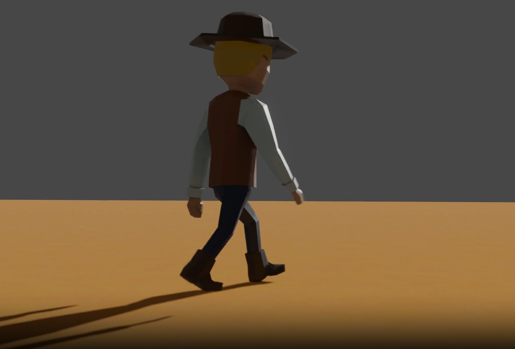 Human animation practice frame