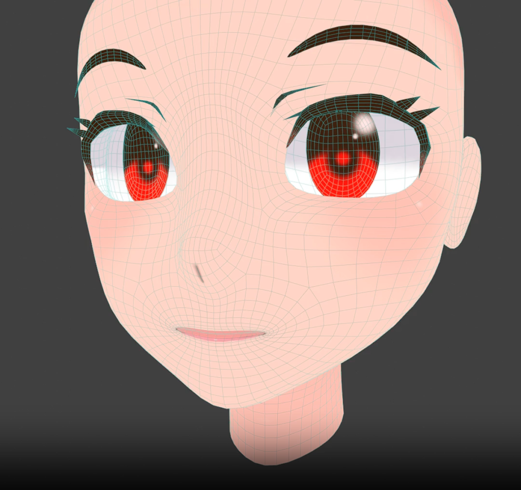 Blender face modeling