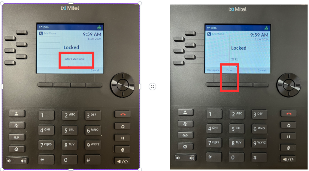 Image of Mitel 6915 Phone