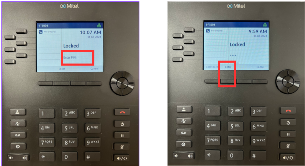 Image of Mitel 6915 Phone