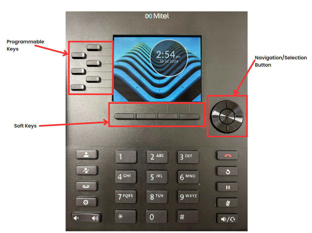 Image of Mitel 6915 phone