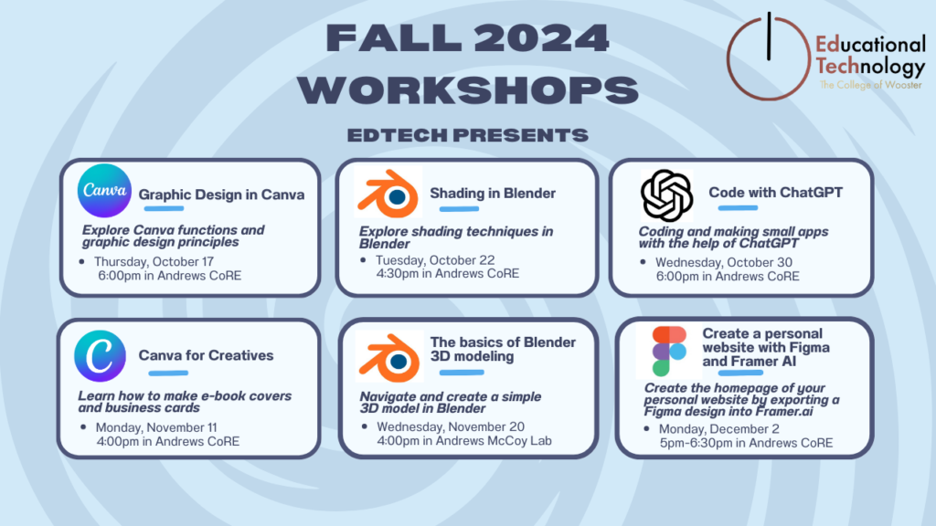 All Workshops Poster