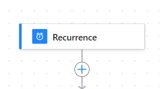 Picture of recurrence trigger for the Power Automate flow.