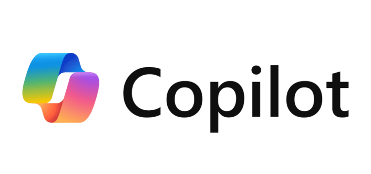 rainbow colored Copilot logo