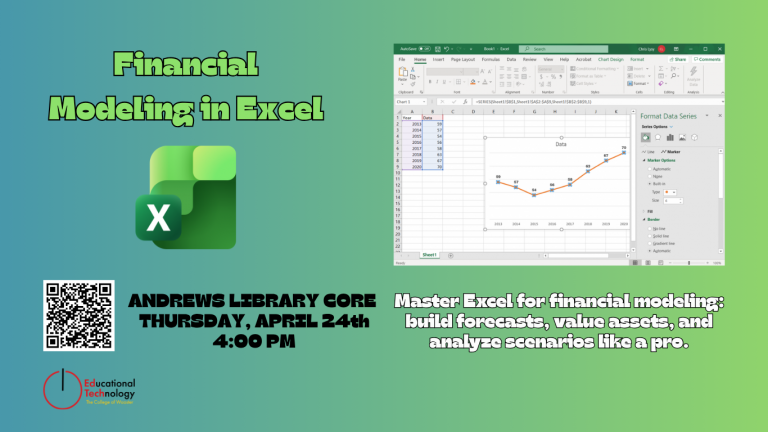 Financial Modeling in Excel – Technology@Wooster