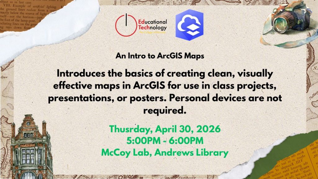 Current image: ArcGIS workshop landscape