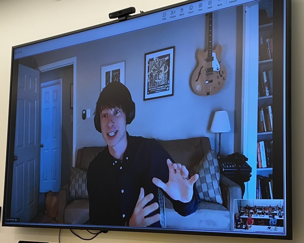 Aaron Winston presents at the AI Summit