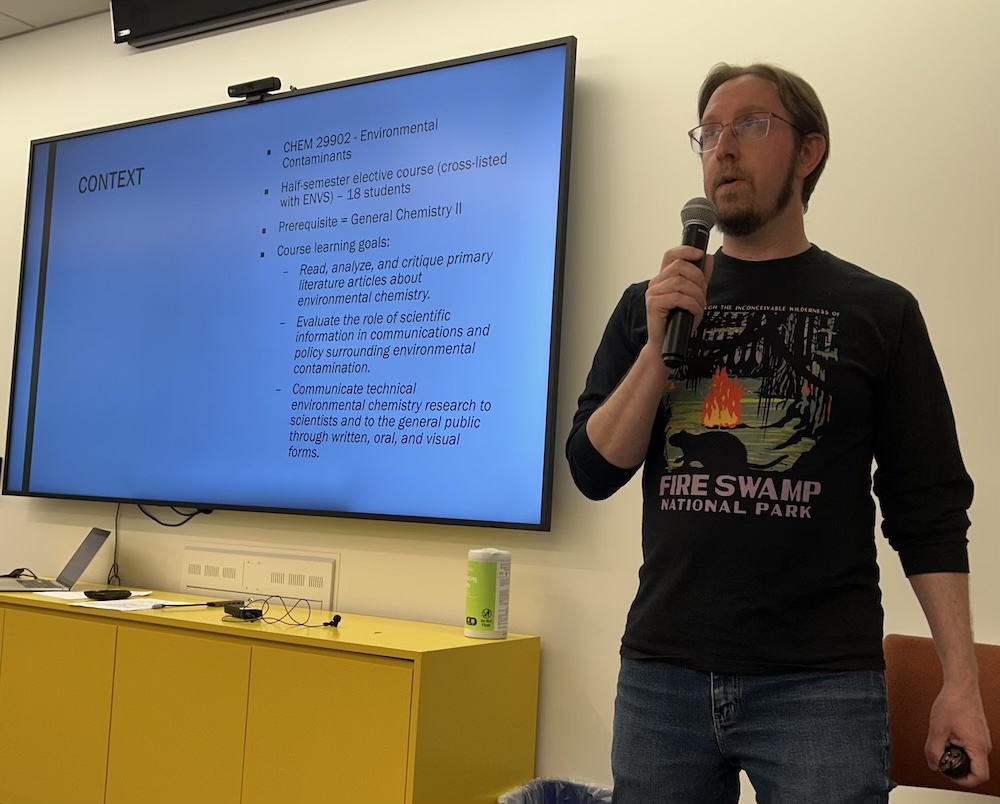 Karl Feierabend presents at the AI Summit