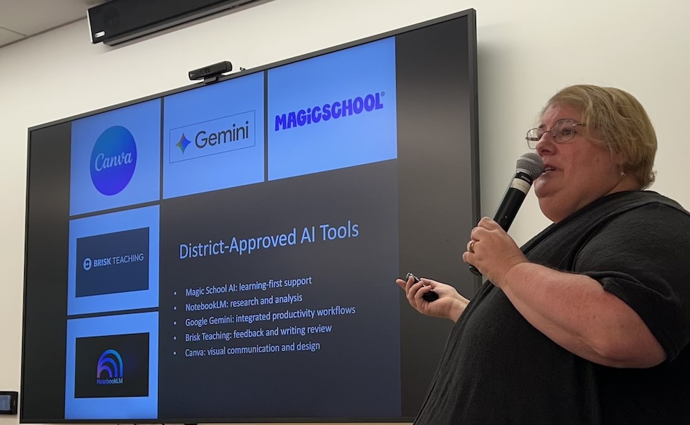 Megan Wereley presents at the AI Summit